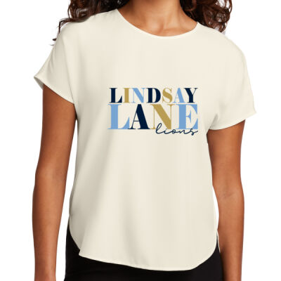 Colorfull Lindsay Lane  - Women's Stretch Crepe Crew Thumbnail