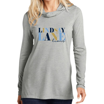 Colorfull Lindsay Lane  - Women's PosiCharge ® Tri Blend Wicking Long Sleeve Hoodie Thumbnail